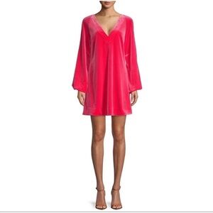 Free People hot pink mini shift dress MISHA